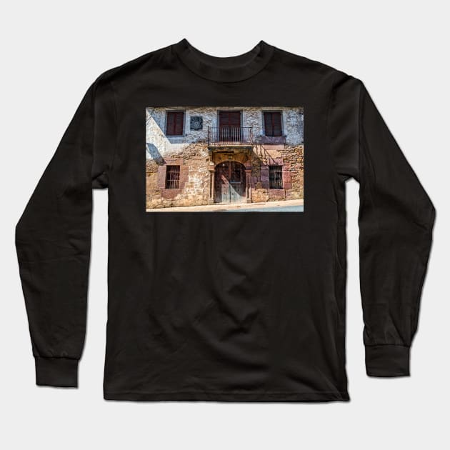 Mansion in Navarre village Long Sleeve T-Shirt by JJFarquitectos